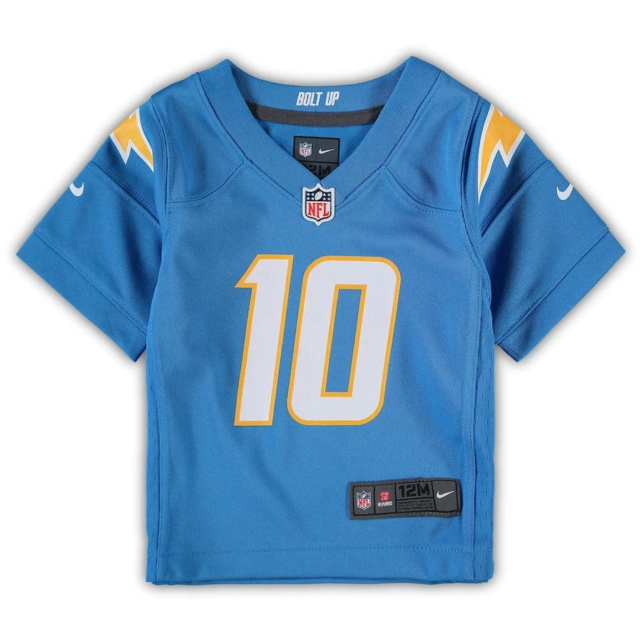 Infant Los Angeles Chargers Justin Herbert Nike Powder Blue Game Jersey 3 Infant Los Angeles Chargers Justin Herbert Nike Powder Blue Game Jersey – Bild 3
