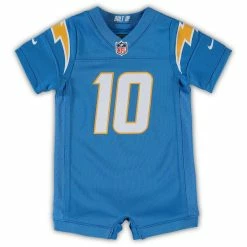 Infant Los Angeles Chargers Justin Herbert Nike Powder Blue Game Romper Jersey -Nike Sales infant nike justin herbert powder blue los angeles chargers game romper jersey pi4408000 altimages ff 4408961 666ec3836d525b027464alt2 full