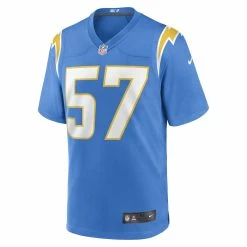 Men's Los Angeles Chargers Amen Ogbongbemiga Nike Powder Blue Game Player Jersey -Nike Sales mens nike amen ogbongbemiga powder blue los angeles chargers game player jersey pi5115000 altimages ff 5115210 6a68395bc36b5c7144ffalt2 full