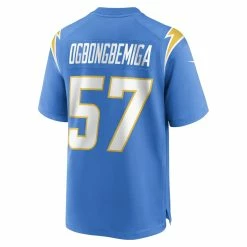 Men's Los Angeles Chargers Amen Ogbongbemiga Nike Powder Blue Game Player Jersey -Nike Sales mens nike amen ogbongbemiga powder blue los angeles chargers game player jersey pi5115000 altimages ff 5115210 6a68395bc36b5c7144ffalt3 full