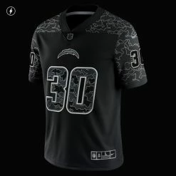 Men's Los Angeles Chargers Austin Ekeler Nike Black RFLCTV Limited Jersey 11 Men's Los Angeles Chargers Austin Ekeler Nike Black RFLCTV Limited Jersey -Nike Sales mens nike austin ekeler black los angeles chargers rflctv limited jersey pi4567000 altimages ff 4567777 838dea7842021698bd2calt4 full