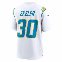 Men's Los Angeles Chargers Austin Ekeler Nike White Game Jersey 7 Men's Los Angeles Chargers Austin Ekeler Nike White Game Jersey -Nike Sales mens nike austin ekeler white los angeles chargers game jersey pi4555000 altimages ff 4555980 620bfbef625f0a7dc898alt3 full