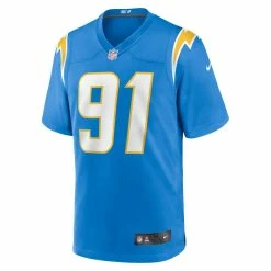 Men's Los Angeles Chargers Christopher Hinton Nike Powder Blue Home Game Player Jersey -Nike Sales mens nike christopher hinton powder blue los angeles chargers home game player jersey pi5285000 altimages ff 5285896 f4c7f5ea00c75dcd7161alt2 full