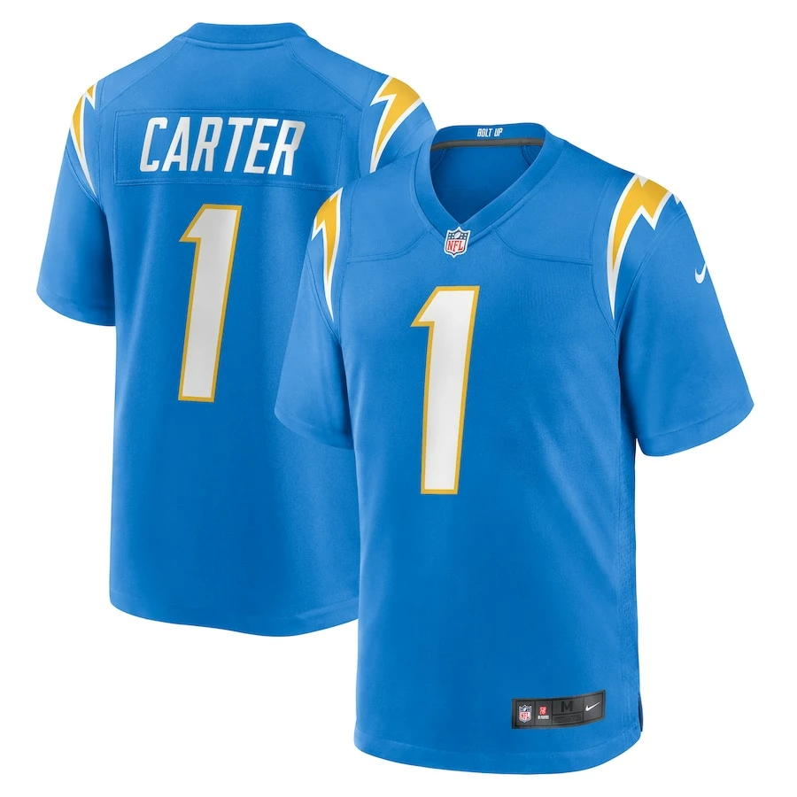 Men's Los Angeles Chargers DeAndre Carter Nike Powder Blue Home Game Player Jersey 2 Men's Los Angeles Chargers DeAndre Carter Nike Powder Blue Home Game Player Jersey - Image 2