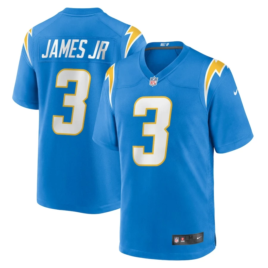 Men's Los Angeles Chargers Derwin James Jr. Nike Powder Blue Game Jersey 2 Men's Los Angeles Chargers Derwin James Jr. Nike Powder Blue Game Jersey - Image 2