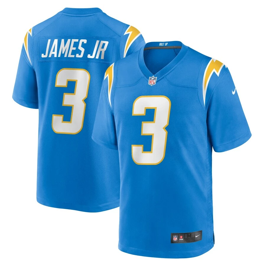 Men's Los Angeles Chargers Derwin James Jr. Nike Powder Blue Game Jersey 1 Men's Los Angeles Chargers Derwin James Jr. Nike Powder Blue Game Jersey
