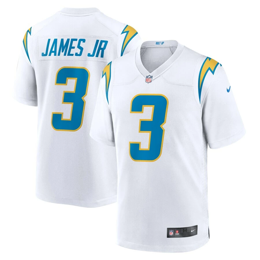 Men's Los Angeles Chargers Derwin James Jr. Nike White Game Jersey 1 Men's Los Angeles Chargers Derwin James Jr. Nike White Game Jersey
