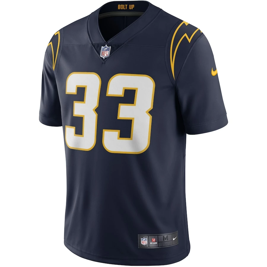 Men's Los Angeles Chargers Derwin James Nike Navy Alternate Vapor Limited Jersey 3 Men's Los Angeles Chargers Derwin James Nike Navy Alternate Vapor Limited Jersey - Image 3