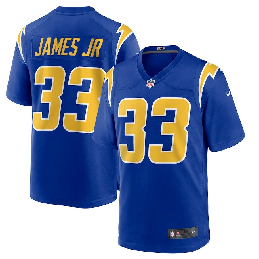 Men's Los Angeles Chargers Derwin James Nike Royal 2nd Alternate Game Jersey 2 Men's Los Angeles Chargers Derwin James Nike Royal 2nd Alternate Game Jersey - Image 2