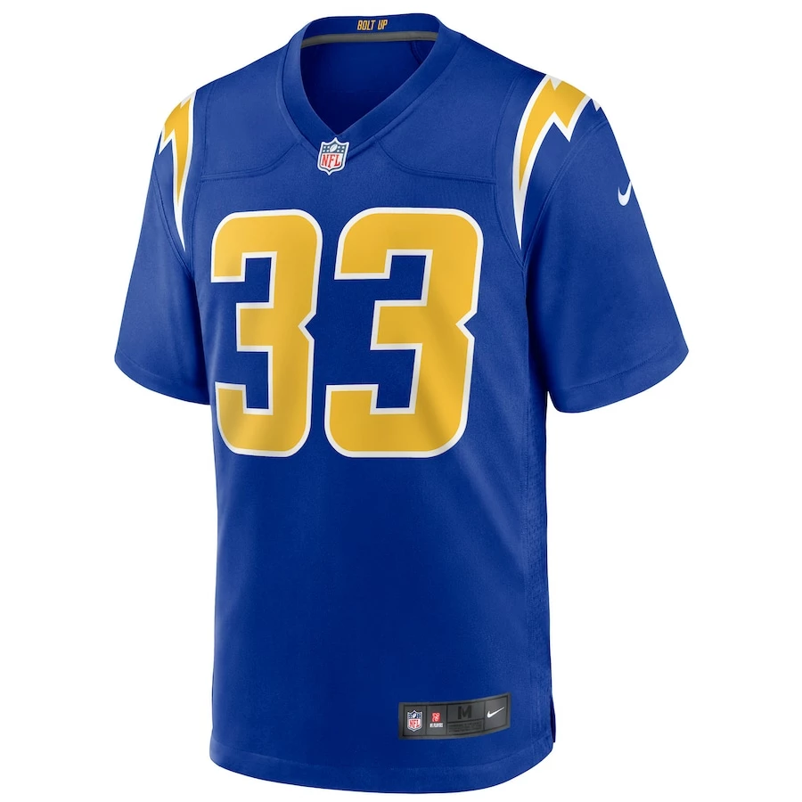 Men's Los Angeles Chargers Derwin James Nike Royal 2nd Alternate Game Jersey 3 Men's Los Angeles Chargers Derwin James Nike Royal 2nd Alternate Game Jersey - Image 3