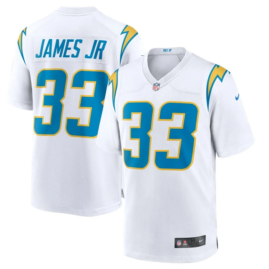 Men's Los Angeles Chargers Derwin James Nike White Game Jersey 1 Men's Los Angeles Chargers Derwin James Nike White Game Jersey