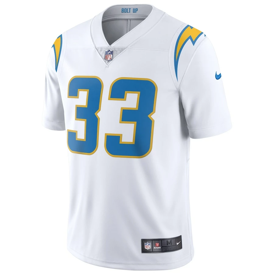 Men's Los Angeles Chargers Derwin James Nike White Vapor Limited Jersey 3 Men's Los Angeles Chargers Derwin James Nike White Vapor Limited Jersey - Image 3
