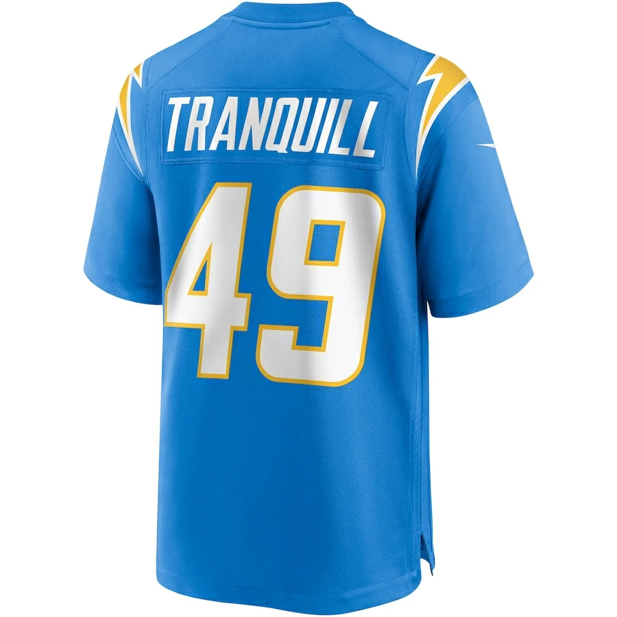 Men's Los Angeles Chargers Drue Tranquill Nike Powder Blue Game Jersey 4 Men's Los Angeles Chargers Drue Tranquill Nike Powder Blue Game Jersey – Bild 4