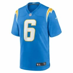 Men's Los Angeles Chargers Dustin Hopkins Nike Powder Blue Game Jersey -Nike Sales mens nike dustin hopkins powder blue los angeles chargers game jersey pi4571000 altimages ff 4571696 1601876c5d673bce4db4alt2 full