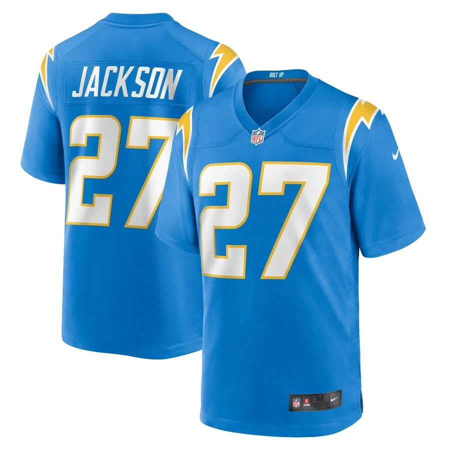Men's Los Angeles Chargers J.C. Jackson Nike Powder Blue Game Jersey 1 Men's Los Angeles Chargers J.C. Jackson Nike Powder Blue Game Jersey