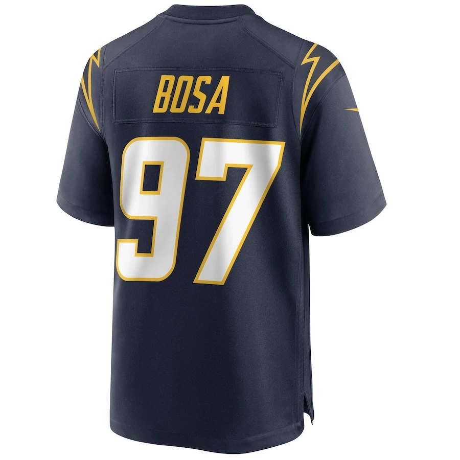 Men's Los Angeles Chargers Joey Bosa Nike Navy Alternate Game Jersey 4 Men's Los Angeles Chargers Joey Bosa Nike Navy Alternate Game Jersey - Image 4