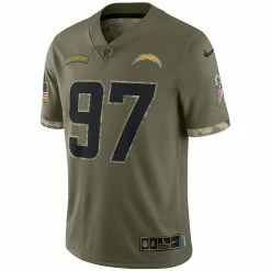 Men's Los Angeles Chargers Nike Olive 2022 Salute To Service Limited Jersey 6 Men's Los Angeles Chargers Nike Olive 2022 Salute To Service Limited Jersey -Nike Sales mens nike joey bosa olive los angeles chargers 2022 salute to service limited jersey pi4643000 altimages ff 4643791 d4243f2a7d214b8d9462alt2 full