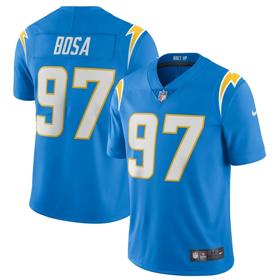 Men's Los Angeles Chargers Joey Bosa Nike Powder Blue Vapor Limited Jersey 1 Men's Los Angeles Chargers Joey Bosa Nike Powder Blue Vapor Limited Jersey