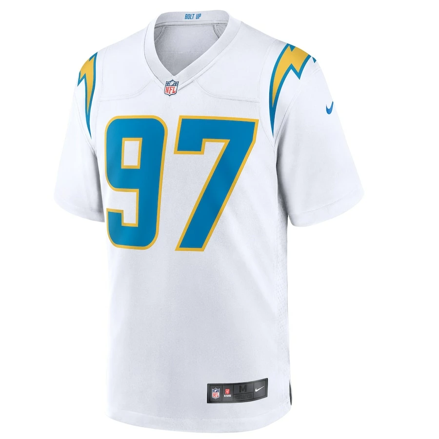 Men's Los Angeles Chargers Joey Bosa Nike White Game Jersey 3 Men's Los Angeles Chargers Joey Bosa Nike White Game Jersey - Image 3