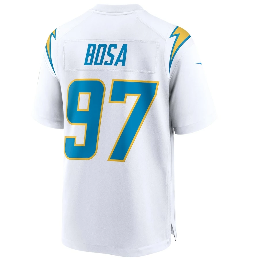 Men's Los Angeles Chargers Joey Bosa Nike White Game Jersey 4 Men's Los Angeles Chargers Joey Bosa Nike White Game Jersey - Image 4