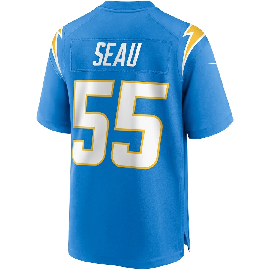 Men's Los Angeles Chargers Junior Seau Nike Powder Blue Game Retired Player Jersey 4 Men's Los Angeles Chargers Junior Seau Nike Powder Blue Game Retired Player Jersey – Bild 4
