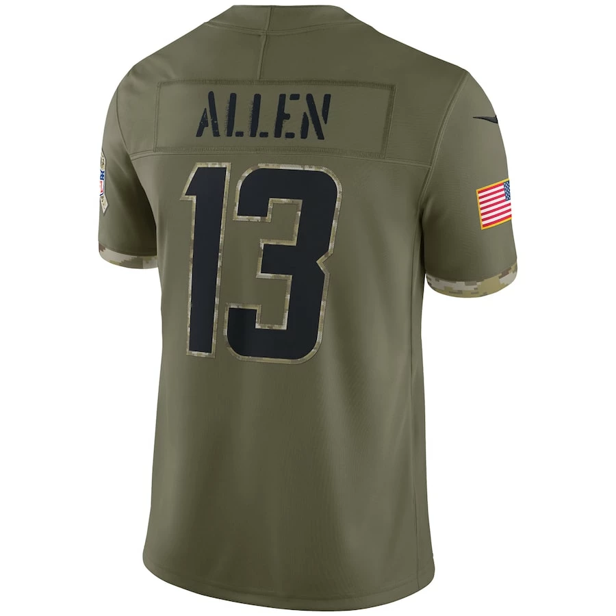 Men's Los Angeles Chargers Nike Olive 2022 Salute To Service Limited Jersey 4 Men's Los Angeles Chargers Nike Olive 2022 Salute To Service Limited Jersey – Bild 4