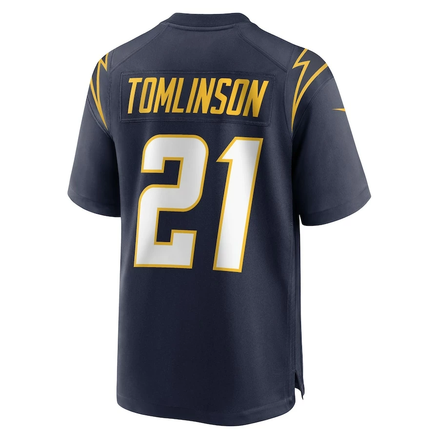 Men's Los Angeles Chargers LaDainian Tomlinson Nike Navy Retired Player Jersey 4 Men's Los Angeles Chargers LaDainian Tomlinson Nike Navy Retired Player Jersey - Image 4