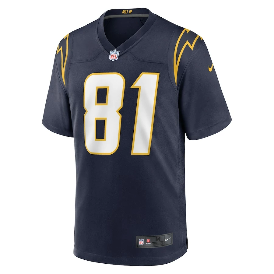 Men's Los Angeles Chargers Mike Williams Nike Navy Alternate Team Game Jersey 3 Men's Los Angeles Chargers Mike Williams Nike Navy Alternate Team Game Jersey - Image 3