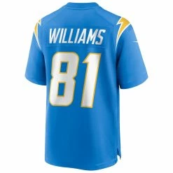 Men's Los Angeles Chargers Mike Williams Nike Powder Blue Game Jersey -Nike Sales mens nike mike williams powder blue los angeles chargers game jersey pi3909000 altimages ff 3909870 953113d596d434f24498alt3 full
