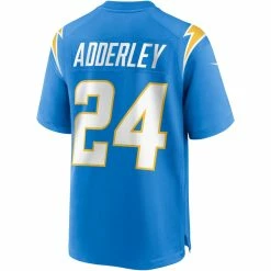 Men's Los Angeles Chargers Nasir Adderley Nike Powder Blue Game Jersey -Nike Sales mens nike nasir adderley powder blue los angeles chargers game jersey pi4018000 altimages ff 4018618 b90077472a9298275ccaalt3 full