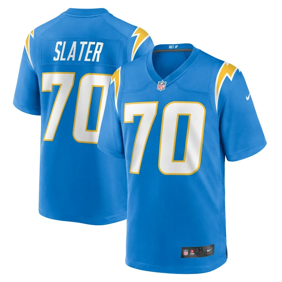 Men's Los Angeles Chargers Rashawn Slater Nike Powder Blue Game Jersey 1 Men's Los Angeles Chargers Rashawn Slater Nike Powder Blue Game Jersey