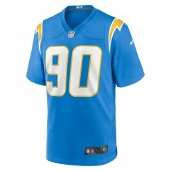 Men's Los Angeles Chargers Tyeler Davison Nike Powder Blue Home Game Player Jersey -Nike Sales mens nike tyeler davison powder blue los angeles chargers home game player jersey pi5285000 altimages ff 5285895 6724a387f8def466932balt2 full