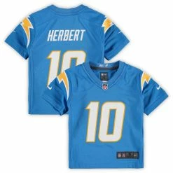Preschool Los Angeles Chargers Justin Herbert Nike Powder Blue Game Jersey