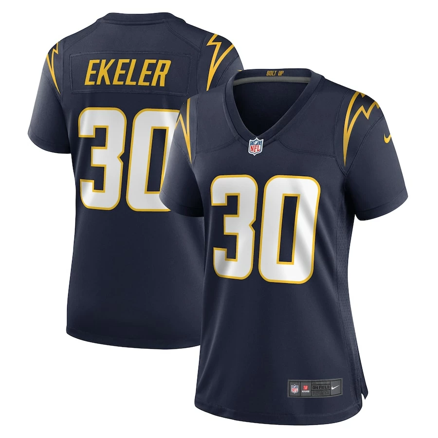 Women's Los Angeles Chargers Austin Ekeler Nike Navy Game Jersey 2 Women's Los Angeles Chargers Austin Ekeler Nike Navy Game Jersey - Image 2