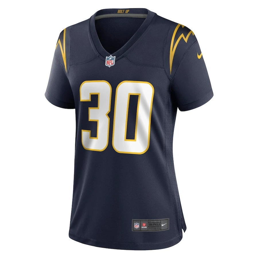 Women's Los Angeles Chargers Austin Ekeler Nike Navy Game Jersey 3 Women's Los Angeles Chargers Austin Ekeler Nike Navy Game Jersey - Image 3