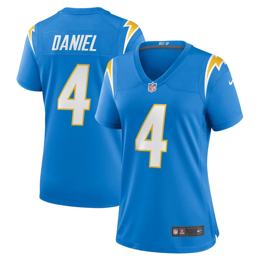 Women's Los Angeles Chargers Chase Daniel Nike Powder Blue Game Jersey 2 Women's Los Angeles Chargers Chase Daniel Nike Powder Blue Game Jersey - Image 2