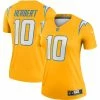 Women's Los Angeles Chargers Justin Herbert Nike Gold Inverted Legend Jersey