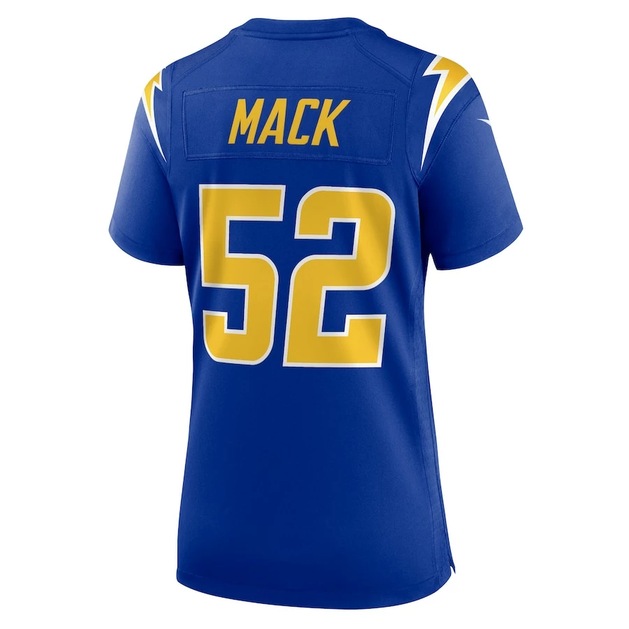 Women's Los Angeles Chargers Khalil Mack Nike Royal Alternate Game Jersey 4 Women's Los Angeles Chargers Khalil Mack Nike Royal Alternate Game Jersey - Image 4