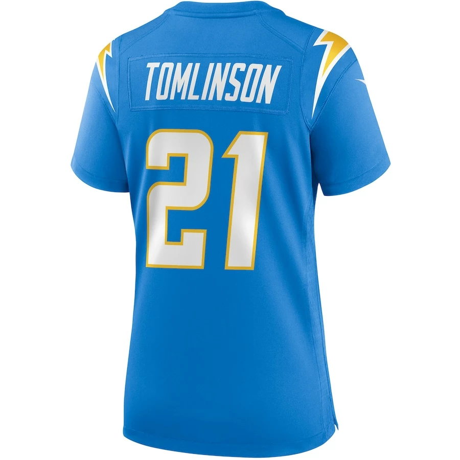 Women's Los Angeles Chargers LaDainian Tomlinson Nike Powder Blue Game Retired Player Jersey 4 Women's Los Angeles Chargers LaDainian Tomlinson Nike Powder Blue Game Retired Player Jersey – Bild 4