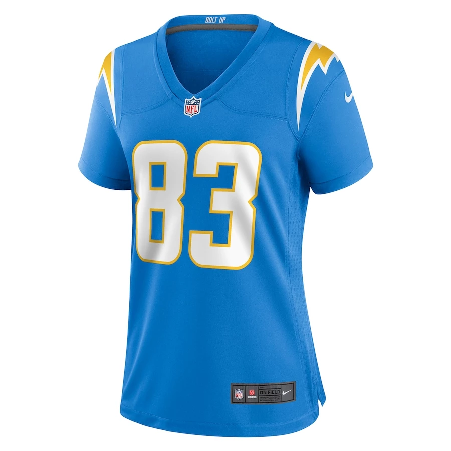 Women's Los Angeles Chargers Michael Bandy Nike Powder Blue Player Game Jersey 3 Women's Los Angeles Chargers Michael Bandy Nike Powder Blue Player Game Jersey - Image 3