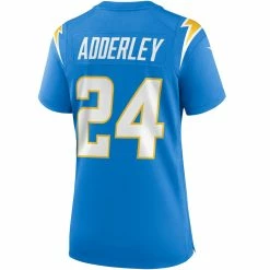 Women's Los Angeles Chargers Nasir Adderley Nike Powder Blue Game Jersey -Nike Sales womens nike nasir adderley powder blue los angeles chargers game jersey pi4018000 altimages ff 4018674 03caf75c9a50e296f53balt3 full