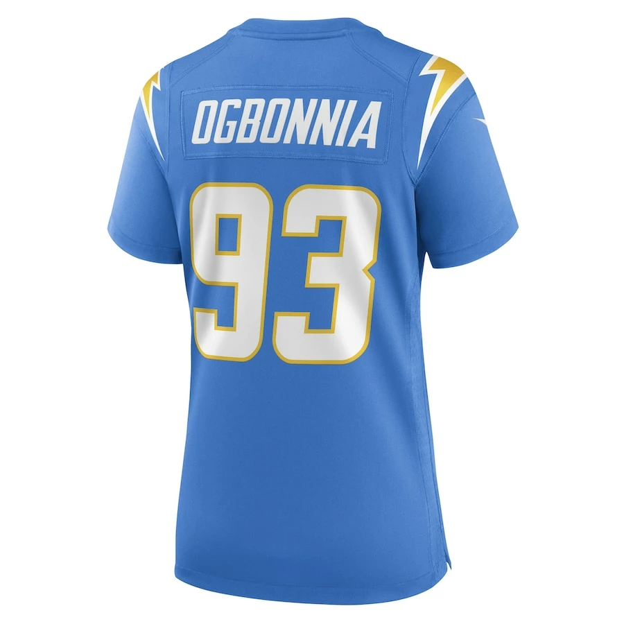 Women's Los Angeles Chargers Otito Ogbonnia Nike Powder Blue Game Player Jersey 4 Women's Los Angeles Chargers Otito Ogbonnia Nike Powder Blue Game Player Jersey - Image 4