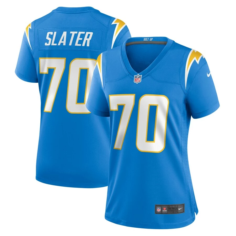Women's Los Angeles Chargers Rashawn Slater Nike Powder Blue Game Jersey 1 Women's Los Angeles Chargers Rashawn Slater Nike Powder Blue Game Jersey