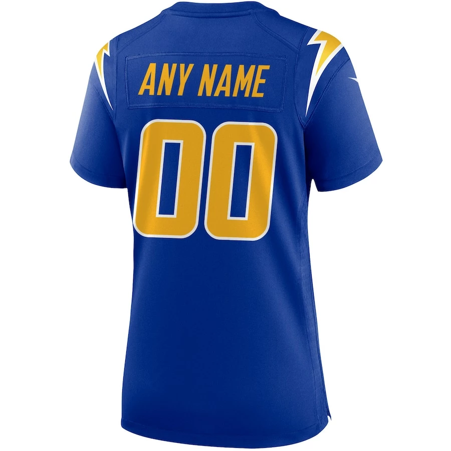 Women's Los Angeles Chargers Nike Royal Alternate Custom Game Jersey 4 Women's Los Angeles Chargers Nike Royal Alternate Custom Game Jersey - Image 4