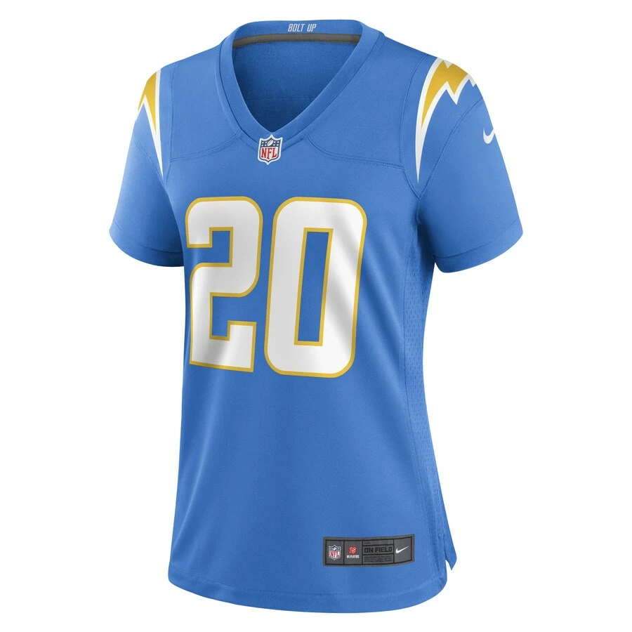 Women's Los Angeles Chargers Sony Michel Nike Powder Blue Game Player Jersey 3 Women's Los Angeles Chargers Sony Michel Nike Powder Blue Game Player Jersey - Image 3