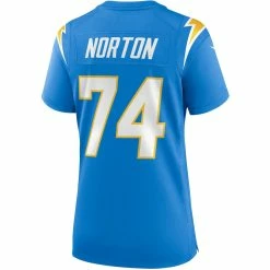 Women's Los Angeles Chargers Storm Norton Nike Powder Blue Game Jersey -Nike Sales womens nike storm norton powder blue los angeles chargers game jersey pi3932000 altimages ff 3932039 806fb40cc438ec25b713alt3 full