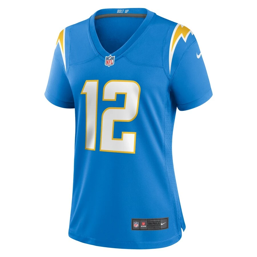 Women's Los Angeles Chargers Taylor Bertolet Nike Powder Blue Home Game Player Jersey 3 Women's Los Angeles Chargers Taylor Bertolet Nike Powder Blue Home Game Player Jersey - Image 3