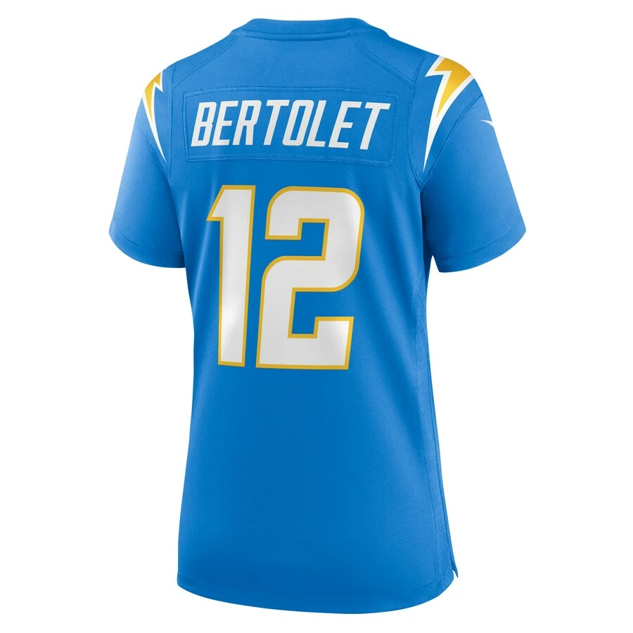 Women's Los Angeles Chargers Taylor Bertolet Nike Powder Blue Home Game Player Jersey 4 Women's Los Angeles Chargers Taylor Bertolet Nike Powder Blue Home Game Player Jersey - Image 4