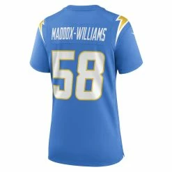 Women's Los Angeles Chargers Tyreek Maddox-Williams Nike Powder Blue Game Player Jersey -Nike Sales womens nike tyreek maddox williams powder blue los angeles chargers game player jersey pi5115000 altimages ff 5115196 8763061da8397a01fbaealt3 full