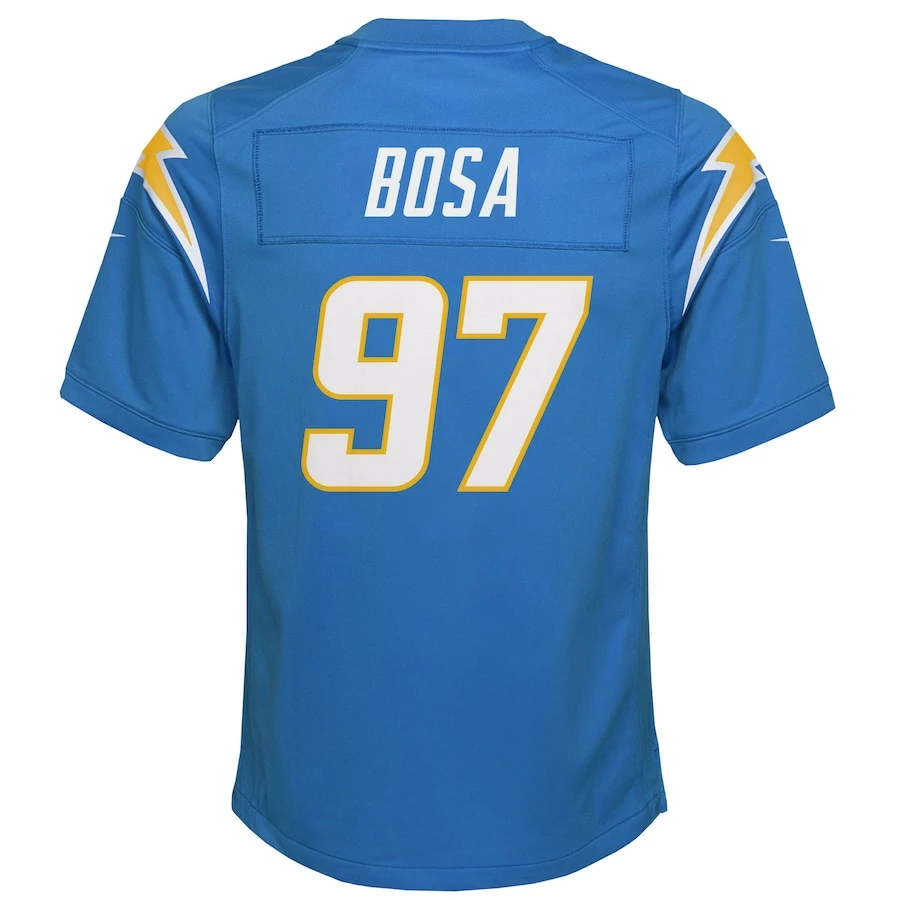 Youth Los Angeles Chargers Joey Bosa Nike Powder Blue Game Jersey 4 Youth Los Angeles Chargers Joey Bosa Nike Powder Blue Game Jersey - Image 4